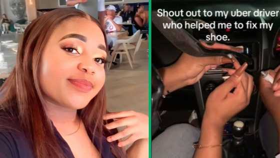 Johannesburg Uber driver helps woman with broken shoe mid-trip, TikTok video has Mzansi applauding