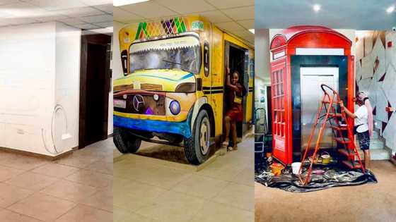 Artist who transformed elevator into cute 'bus' lands job with Pepsi