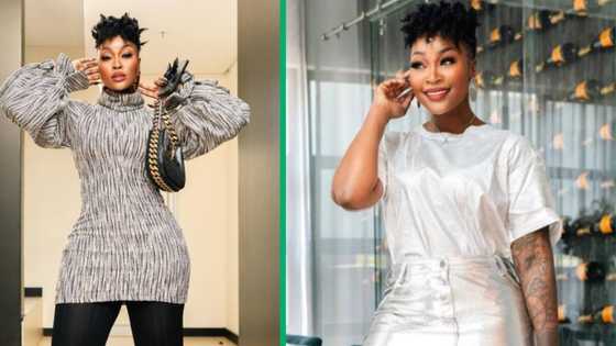 New boy mom DJ Lamiez Holworthy shows off her latest back tattoo, which went viral online