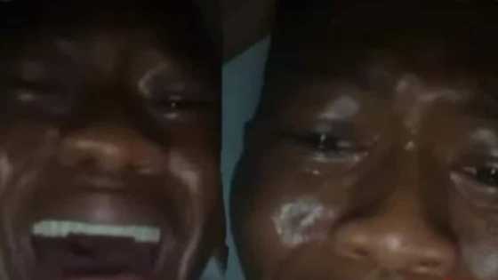 Man tearfully begs girlfriend for another chance after she dumped him