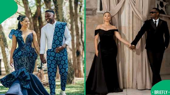 A SA-US couple celebrated their first anniversary in style with a heartwarming flag removal