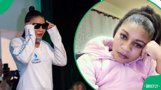 “My jaw is still on the floor”: Cape Town lady takes off underwear in public and uses it to tie wig, SA amazed