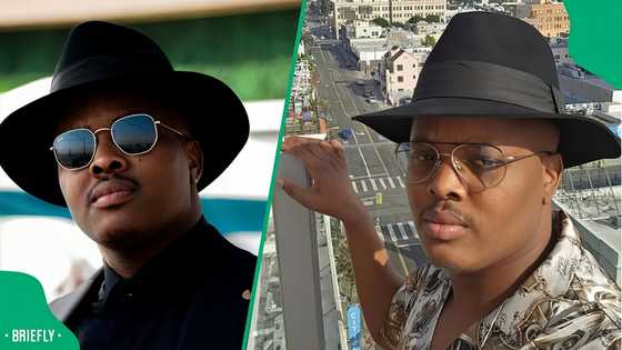 Khuzani flying mid-performance at his Blue Nation Festival has SA in stitches: "I blame Chris Brown"