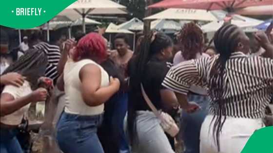 People grooving at Johannesburg Farmer's Market, sparks debate