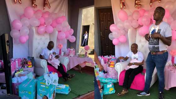 Plot twist: Young dad receives surprise baby shower from his friends