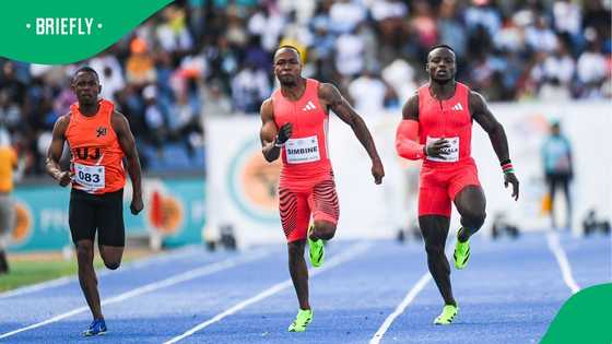 How much Akani Simbine made after defeating African champion Ferdinand Omanyala in Botswana