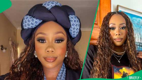 Bontle Modiselle unveils pics from maternity photoshoot with daughter Afrika, Mzansi amazed