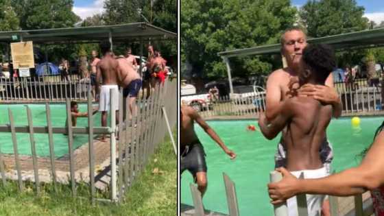 Video of black teens being assaulted by white men for swimming in a pool for “white people” upsets Mzansi