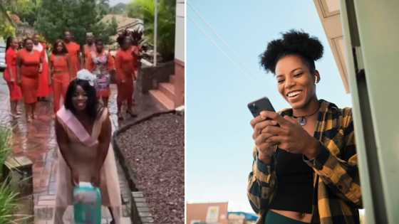 Hilarious video of women dodging nappies during nappy toss at baby shower leaves SA screaming: “Fire”