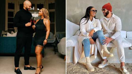 Boity Thulo introduces bae Anton Jeftha to South African tasty traditional dishes including chicken feet