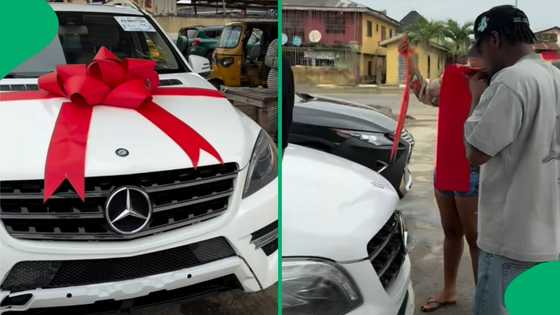 "Good men deserve good things": Siblings gift dad a Mercedes Benz after he sold his own car for them