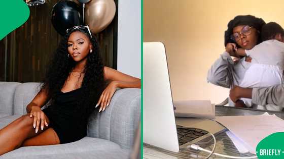 "We suffer as women": Young mom struggles to study while dealing with toddler interruption, SA moved