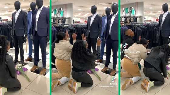 Video of 3 SA friends bowing in front of mannequins like they are worshipping goes TikTok viral