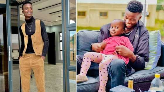 King Monada spends quality time with sweet daughter Temoso, shares clip of adorable conversation with the bundle of joy