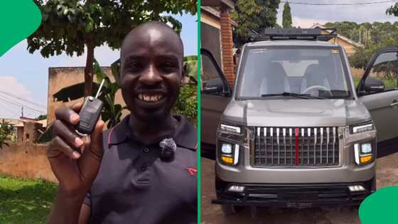 "No one believed me": Ugandan man sells his pricey Mercedes, builds electric car from scratch