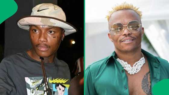 Somizi Mhlongo dresses as Shebeshxt for Halloween, fans impressed: "Haibo, Uyena"