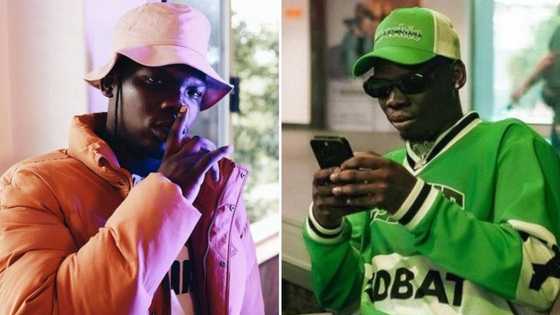 Blxckie drops 4 pics showing off his awards collection, Mzansi super impressed: "Somnyama the real Goat"