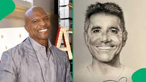 Terry Crews goes viral for drawing hyper-realistic portrait of Simon Cowell