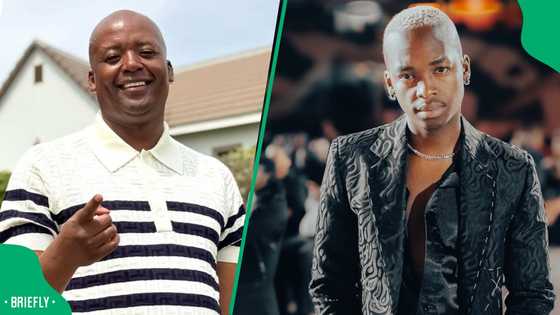 Father-son duo TK Nciza and Ciza dance to his hit song 'Isaka (6 AM)' in London