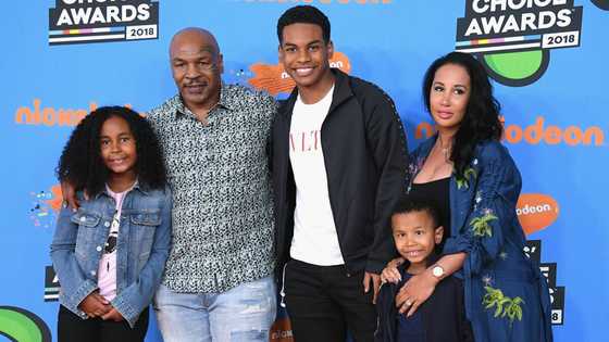 Philip Michael Thomas with some of his children