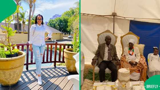"There's still hope, ladies": Gogo weds her prince charming in a traditional ceremony, SA moved