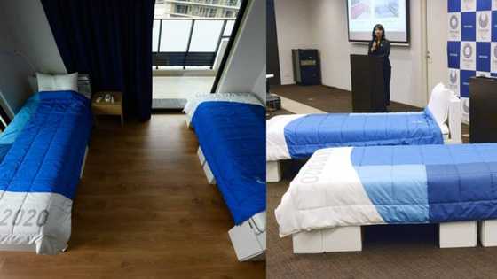 Bizzare cardboard beds for athletes at Tokyo Olympics cause a stir
