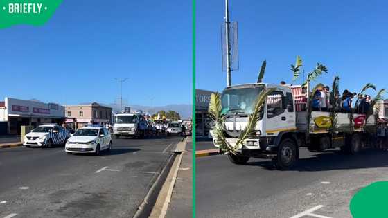"The girls definitely have more": School spirit taken to the streets excites South Africans
