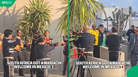 “Beautiful stuff”: Mzansi reacts to Mexico mariachi band welcome for Bafana Bafana in TikTok video