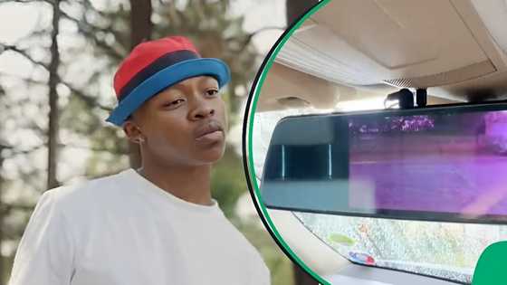 "You just blew his cover": SA reacts to dad's pimped Mercedes with multiple cameras