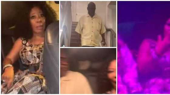 Lady takes her mum and dad to nightclub in America, her mum's reaction in the video got many talking