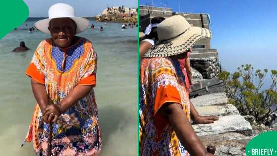 A 90-year-old gogo experienced her first boat ride in Cape Town and moved South Africans