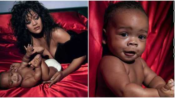 Rihanna responds to trolls who had a problem with her calling baby son 'fine'