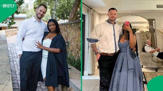 "Beautiful": White man pays lobola for South African black fiancée in sweet video, Mzansi raves