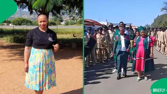 "You are beautiful": ZCC couple's traditional wedding walk stuns in gorgeous outfits, SA impressed