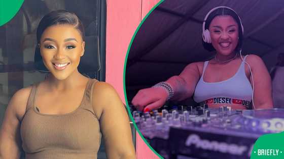 Gogo Skhotheni allegedly spotted DJing after converting to Christianity, SA reacts: "The scammer after church"