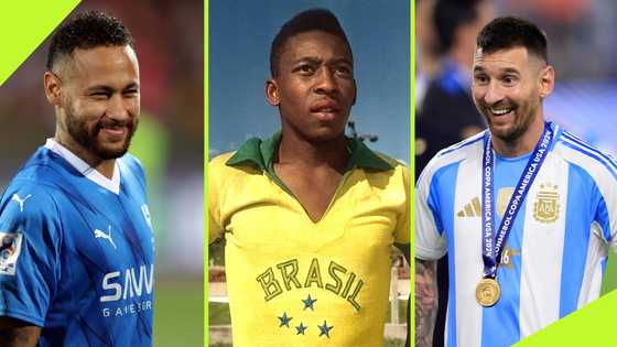 Neymar names football's real GOAT between Pele, Maradona, CR7 & Messi