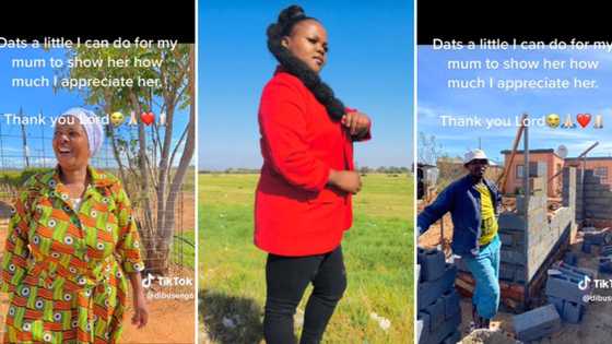 Hardworking woman builds mom a house, proudly shows off process on TikTok