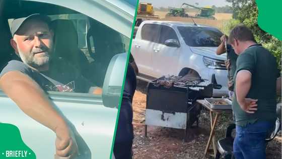 "They get up very early": Afrikaner farmers show epic braai skills during harvest time
