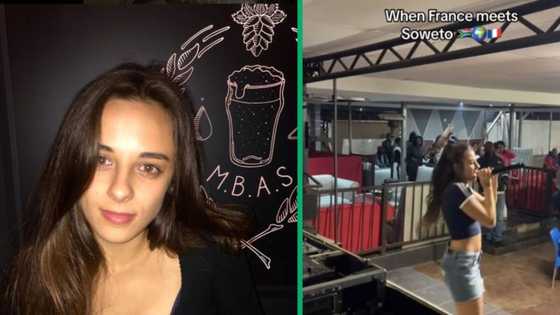 Zekethe: French young lady sings and dances to Amapiano, Mzansi impressed
