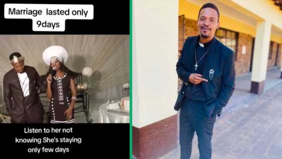 Mzansi man shares how his wife left him after 9 days of marriage in TikTok post, SA supports wife's decision