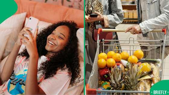 A calculative woman raced through a trolley dash and went straight for bulk rice and chicken, amusing Mzansi