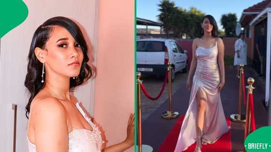 "Girl, you ate": Cape Flats Grade 12 learner's matric dance and super car worth R17M stuns Mzansi