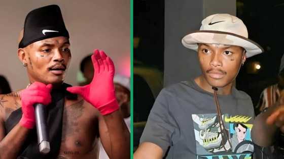 Shebeshxt shows off impressive sneaker collection, Mzansi amused: "The shoes have their own closet"