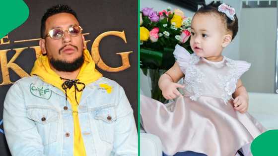 "So sad to watch": AKA sharing ice cream with baby Kairo Forbes in throwback video moves SA