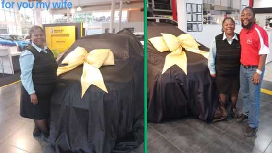 Husband surprises wife with new Renault Kwid on her birthday, TikTok video leaves SA swooning