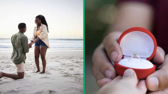 Man's viral proposal with a Porsche wins hearts across Mzansi, leaving peeps in awe