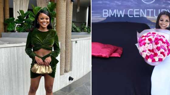 Gorgeous babe thanks God and ancestors as she buys new BMW for her 25th birthday, SA celebrates her milestone