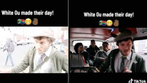 White man using taxi speaks isiXhosa, Mzansi passengers delighted by man's spirited greetings