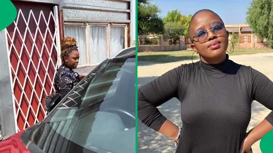 "Mkhukhu in a bought stand": North West nurse shares journey, flexes shack and car