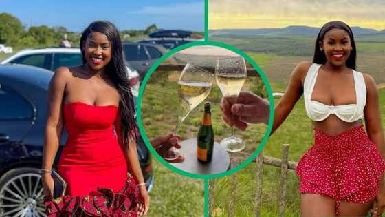 'Scandal!' actress Lerato Nxumalo slightly reveals boyfriend's face, netizens react to hard launch